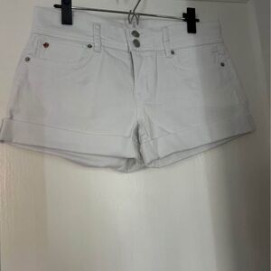 Hudson Jeans White Jean Shorts